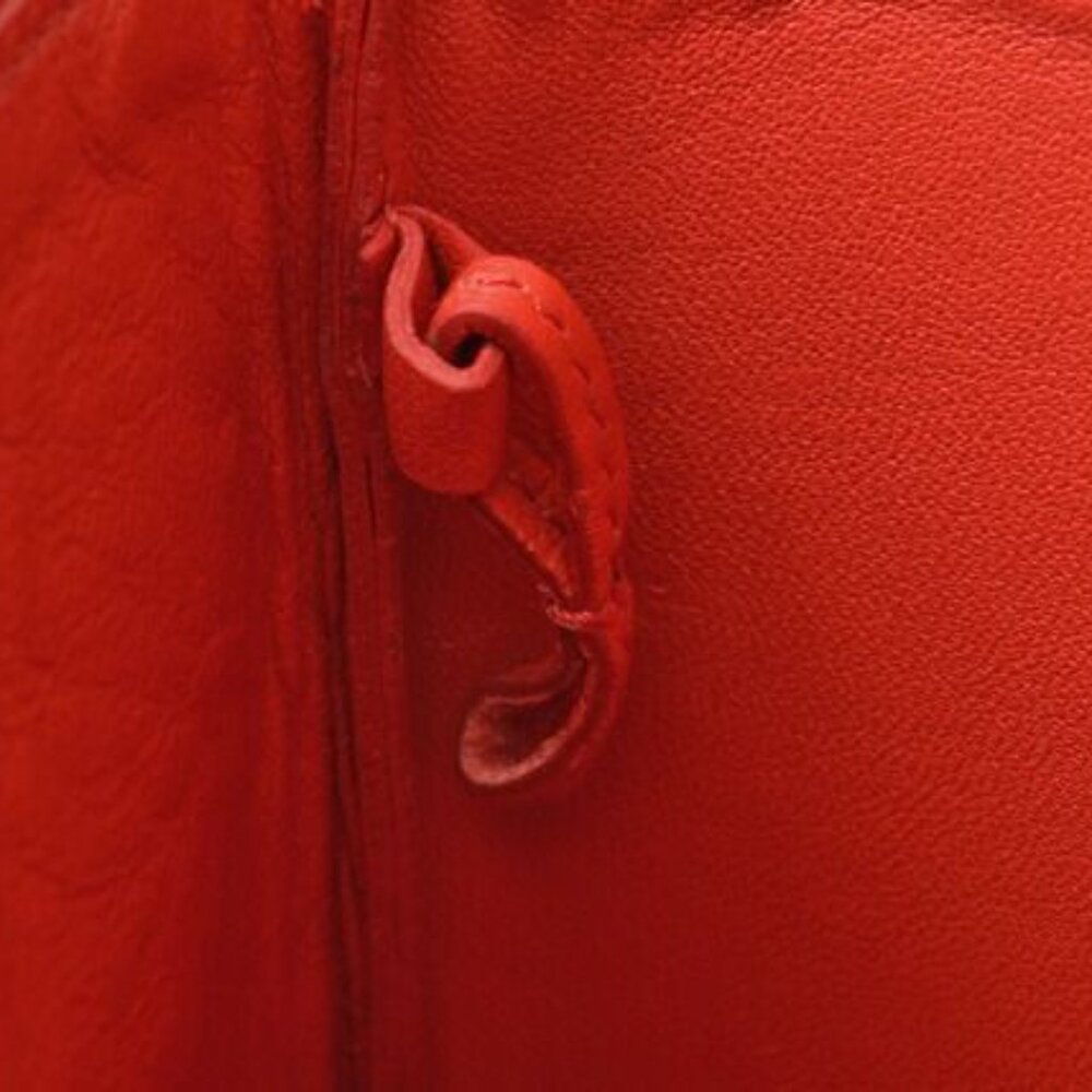 Celine Clutch Pouch Clutch Bag Ipad Case Bicolor Primary Red Beige - Picture 7 of 8